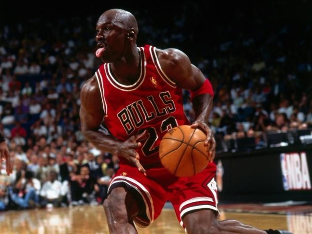 Michael Jordan Career playoff stats: 33.4 PPG, 6.4 RPG, 5.7 APG &nb...
