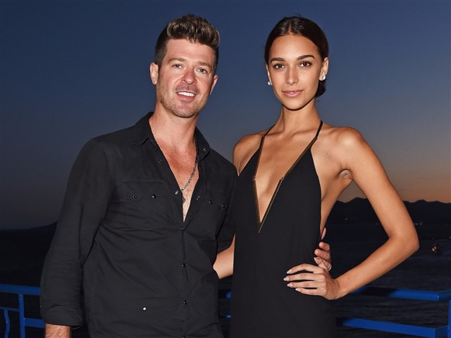 Robin Thicke & April Love How stunning does April Love looks pregnant? Robin Thicke and April Love are expecting their first child together. The couple took to social media to ...