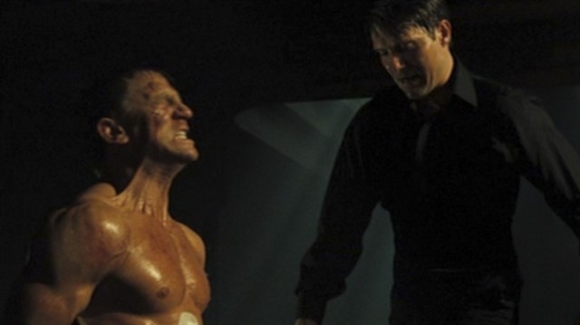 Casino Royale (2006) Stay with me. Yes. Casino Royale. Think about it. The greatest sublimated sex scene in film history. Better than the train into the tunnel in North by...