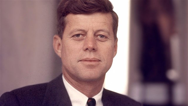 John F Kennedy Assassinated in his first term. John F. Kennedy was sworn in as the 35th President at noon on January 20, 1961. In his inaugural address he spoke of t...