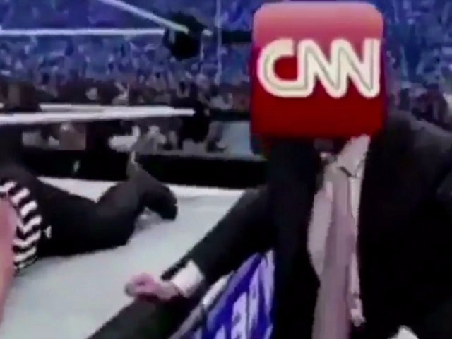 CNN Beatdown Meme The head of Trump’s opponent has been replaced with the CNN logo. The mainstream media immediately erupted into an uproar, accusing Trump of inc...